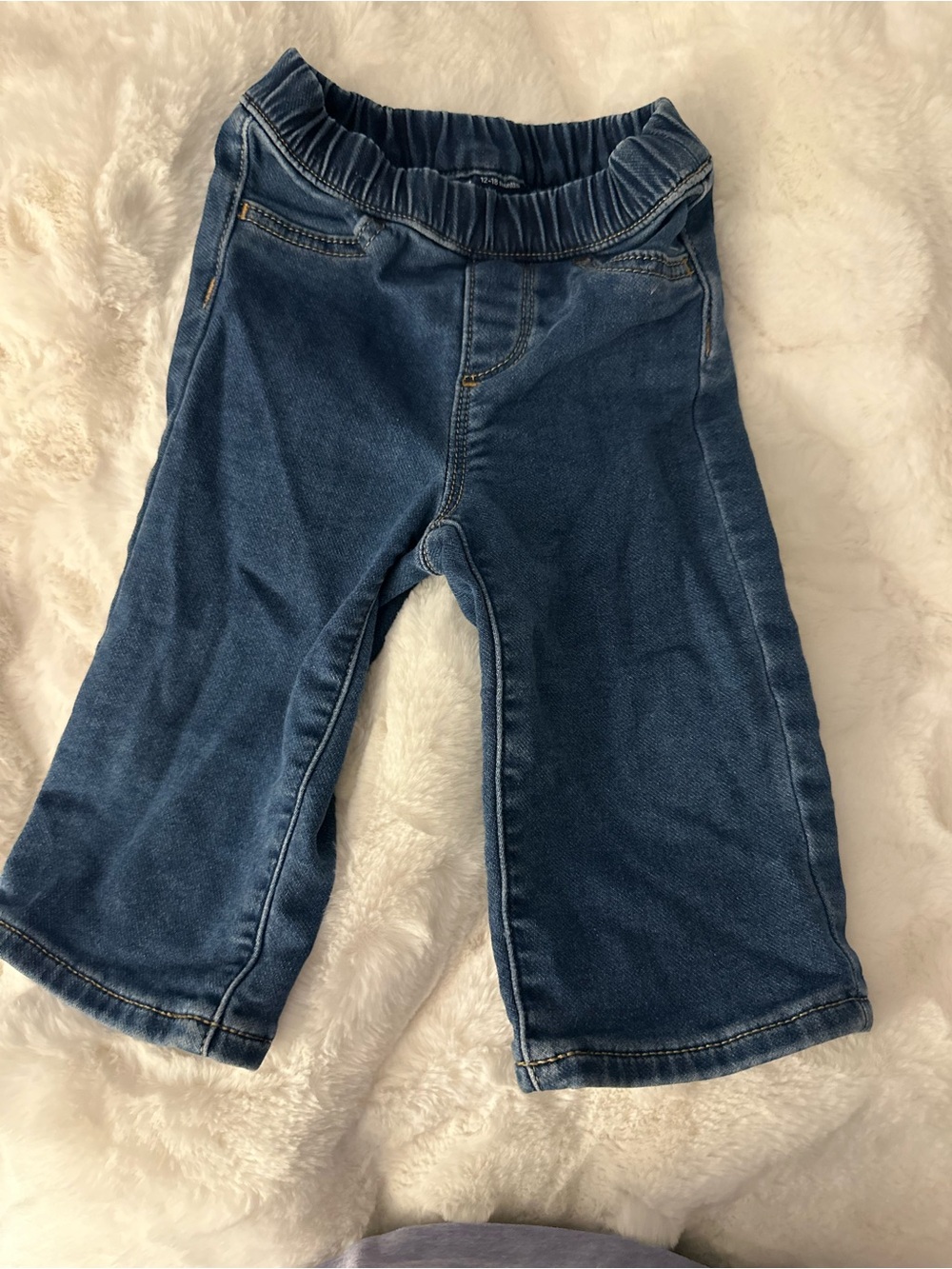GAP Kids Dark Blue Pull-On Denim Pants